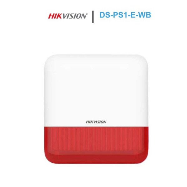 Loa báo động không dây ngoài trời Hikvision DS-PS1-E-WB
