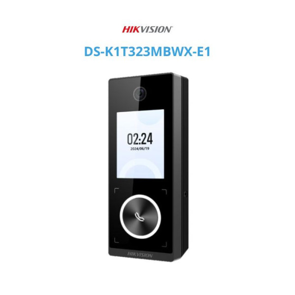 Máy chấm công nhận diên khuôn mặt + Thẻ Mifare DS-K1T323MBWX-E1