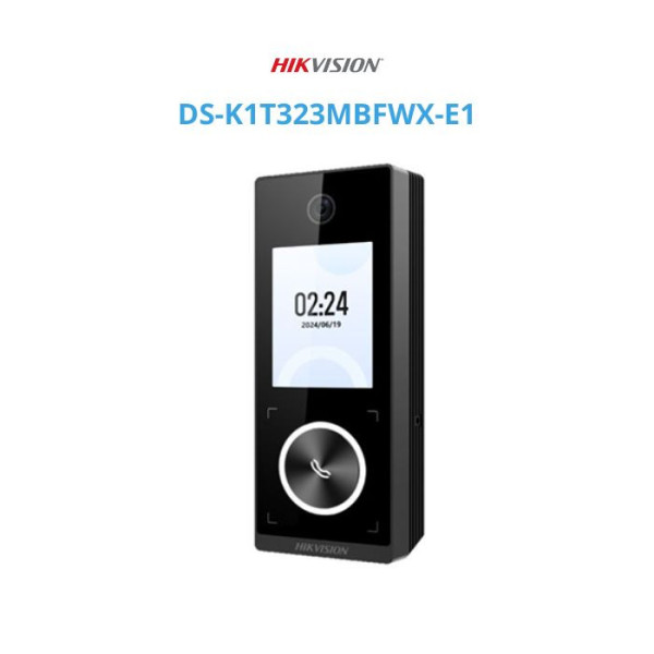 Máy chấm công nhận diên khuôn mặt + vân tay + Thẻ Mifare DS-K1T323MBFWX-E1