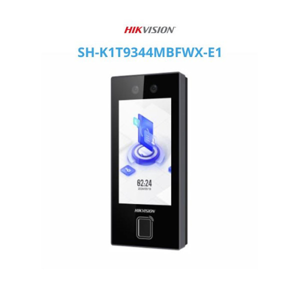 Máy chấm công nhận diên khuôn mặt + vân tay + thẻ Mifare  SH-K1T9344MBFWX-E1