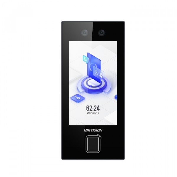 Máy chấm công nhận diên khuôn mặt + vân tay + thẻ Mifare  SH-K1T9344MBFWX-E1