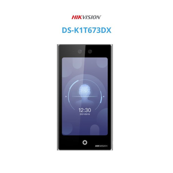 Máy chấm công cao cấp nhận diên khuôn mặt + vân tay + Thẻ Mifare DS-K1T673DX