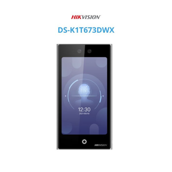 Máy chấm công cao cấp nhận diên khuôn mặt + vân tay + Thẻ Mifare DS-K1T673DWX