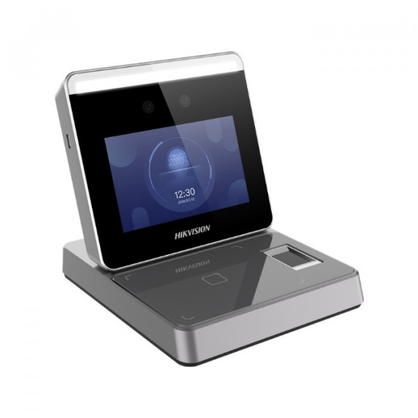 Máy chấm công khuôn mặt, vân tay, thẻ EM  DS-K1F600U-D6E-F