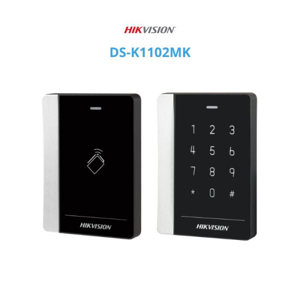 Đầu đọc thẻ hỗ trợ RS-485 và Wiegand DS-K1102MK