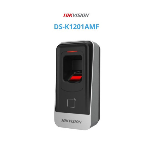 Đầu đọc thẻ Mifare + Vân tay DS-K1201AMF