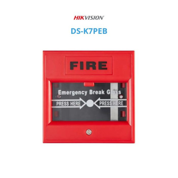Nút nhấn đập vỡ khẩn cấp , màu đỏ DS-K7PEB (đỏ)
