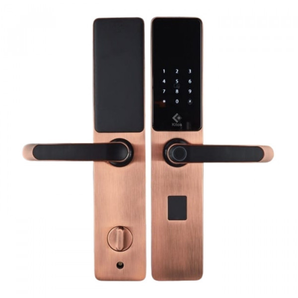 Khóa cửa vân tay Kitos KT- E3 PRO ĐỒNG