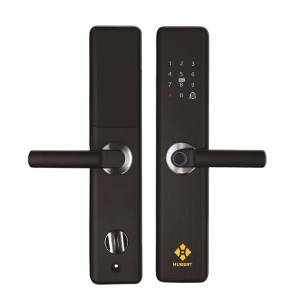 Khóa cửa gỗ Hubert HB CG59 ROUGH BLACK