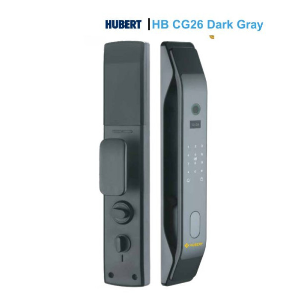 Khoá Cửa Gỗ Hubert HB CG26 Dark Gray