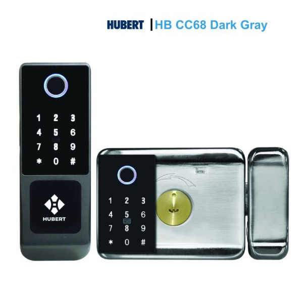 Khóa Cửa Cổng Hubert HB CC68 Dark Gray