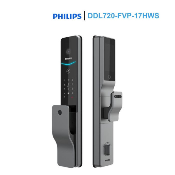 Khóa cửa vân tay Philips DDL720-FVP-17HWS