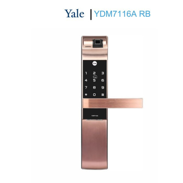 Khóa cửa vân tay YALE YDM7116A RB
