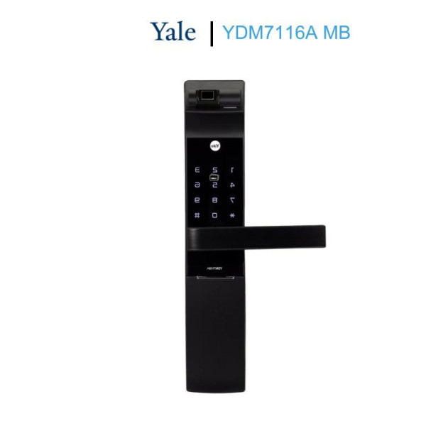 Khóa cửa vân tay YALE YDM7116A MB