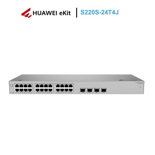 Switch Layer 2 Managed 24 cổng Huawei eKitEngine S220S-24T4J