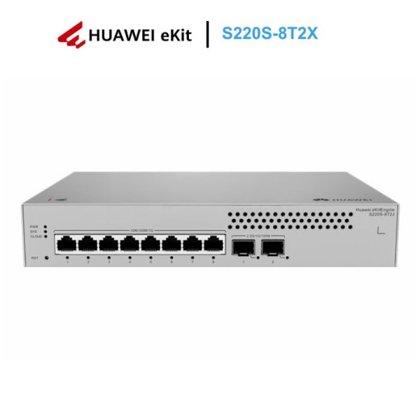 Switch Layer 2 Managed Huawei eKitEngine S220S-8T2X
