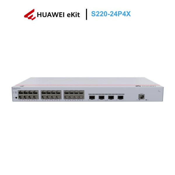 Switch PoE Layer 2 Managed 24 cổng Huawei eKitEngine S220-24P4X