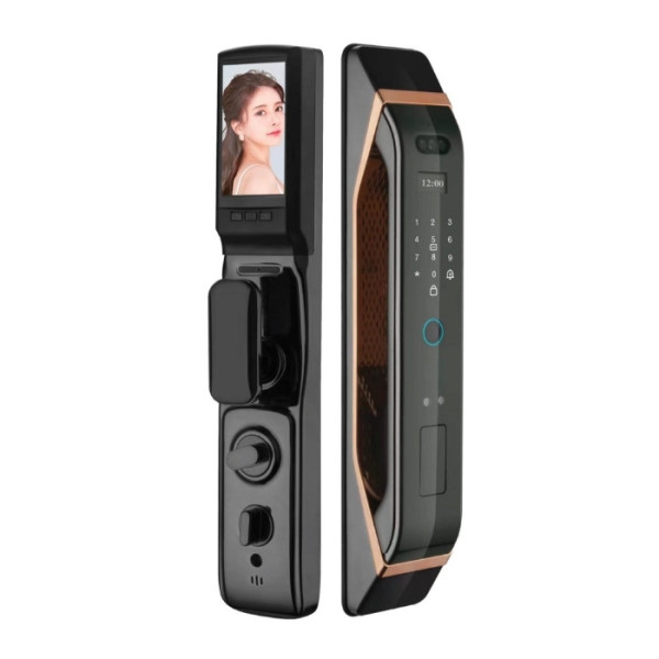 Khóa Cửa Gỗ Hubert HB CG68VF Copper