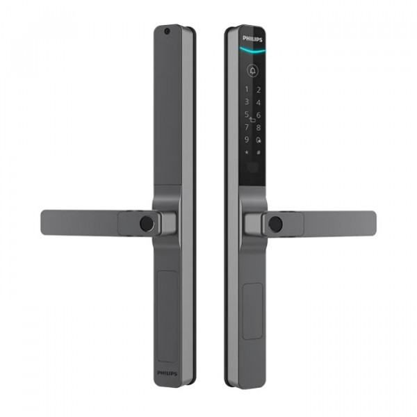 Khóa cửa nhôm vân tay 2 mặt Philips DDL611-18HBS