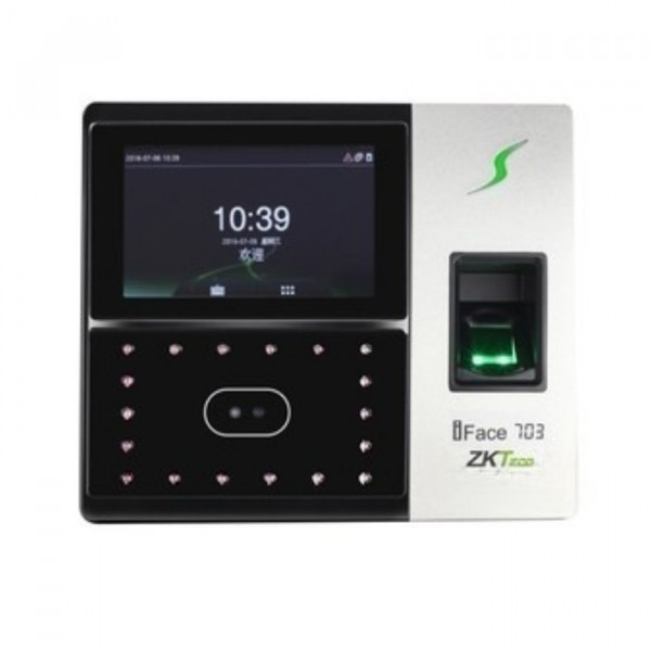 Máy chấm công vân tay và 3000 khuôn mặt ZKTeco Iface703