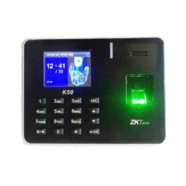 Máy chấm công vân tay ZKTeco K50
