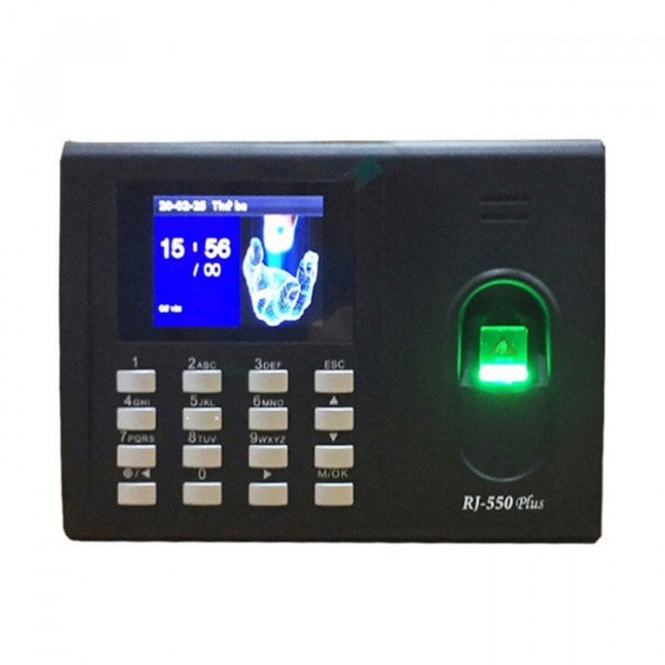 Máy chấm công vân tay, thẻ từ, Pin lưu điện RONALD JACK RJ550Plus