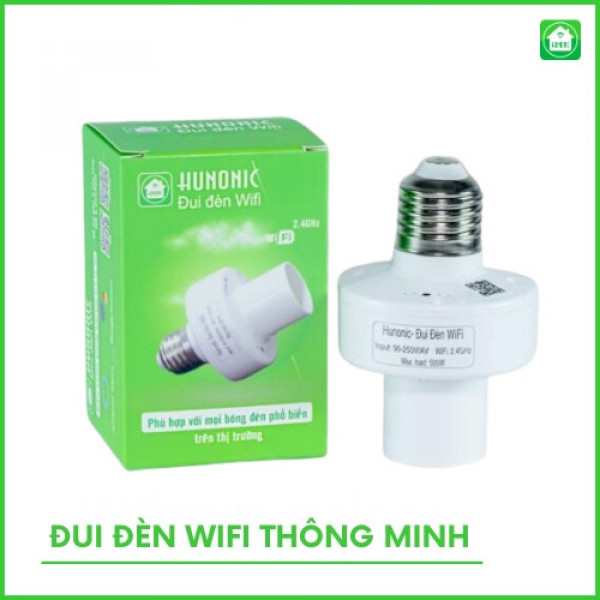 Đui đèn thông minh WiFi Hunonic
