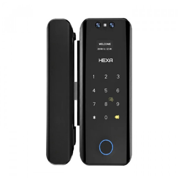 Khóa cửa kính Hexa G100 Pro nhận diện khuôn mặt