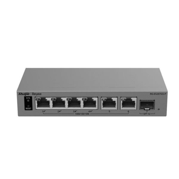 Switch 6 cổng Ruijie RG-ES207GS-P