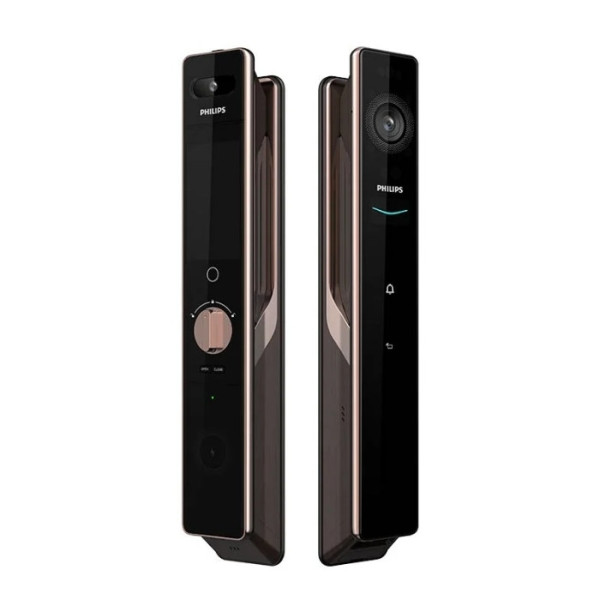 Khóa cửa DDL902-MVP-11HWS, khóa vân tay, Mã số, faceID, Wifi, Thẻ từ