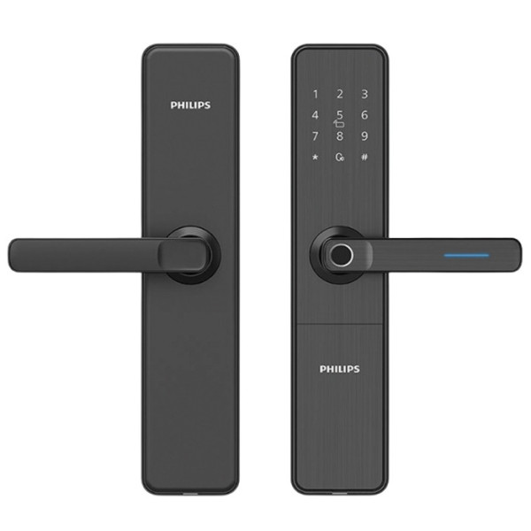 Khóa cửa thông minh DDL609-5HS tích hợp Vân tay, Mật khẩu, Thẻ từ