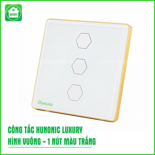 Công tắc cảm ứng BLE Luxury 3 Nút