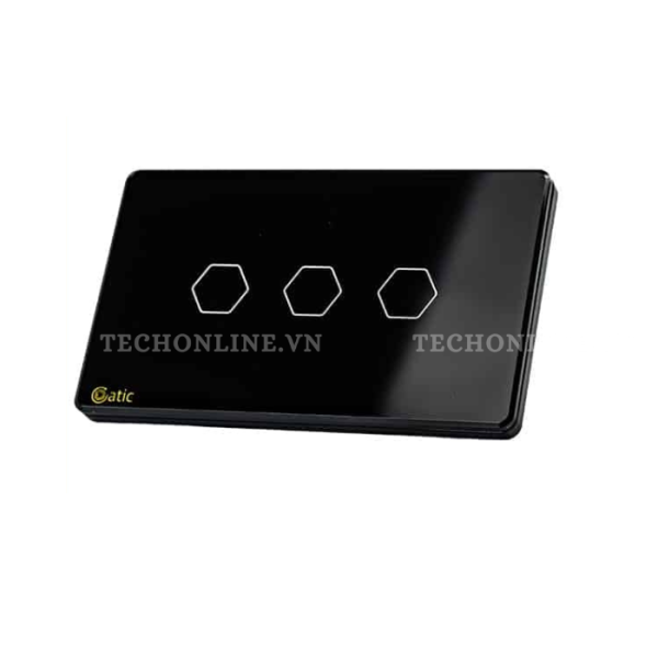 Công tắc cảm ứng WiFi Datic 3 Nút