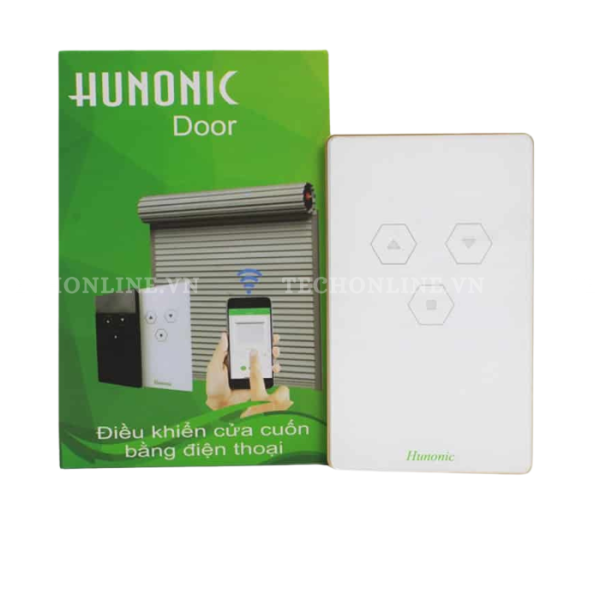 Công tắc cảm ứng WiFi Hunonic Cửa Cuốn, Hình Chữ Nhật