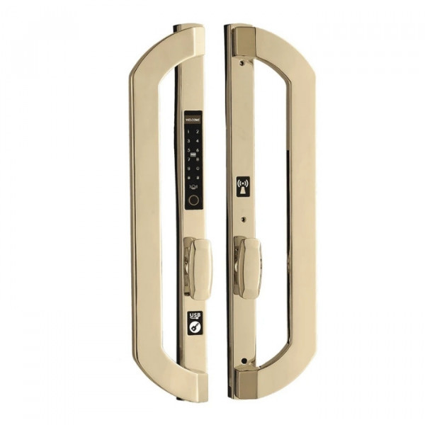 Khóa Cửa Nhôm Hubert HB CNI8 EU GOLD 24K