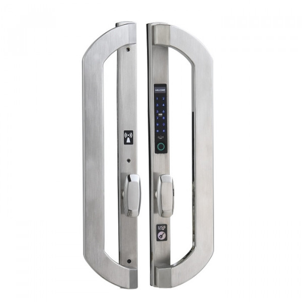 Khóa Cửa Nhôm Hubert HB CNI8 EU SILVER