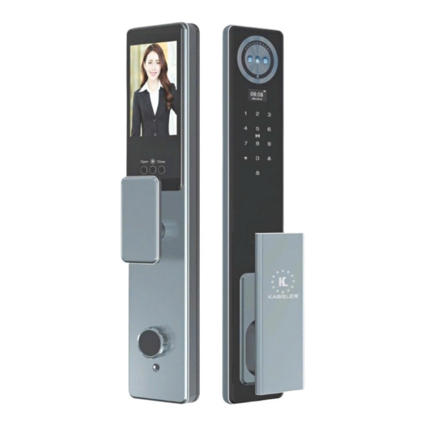 Khóa cửa đại sảnh Kassler KL-868 CNC Blue Grey