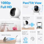Camera Wi-Fi Tapo C200An Ninh Gia Đình Quay/Quét 360º