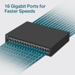 Switch Easy Smart 16 cổng Gigabit TL-SG116E