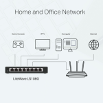 Switch Để Bàn LiteWave 8 Cổng Gigabit TP-Link LS108G