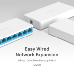 Switch Chia Mạng 8 Cổng Mercusys 10/100Mbps (MS108)