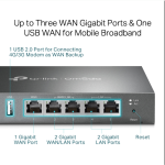Router VPN SafeStream Multi-WAN Gigabit ER605
