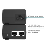 Bộ Chuyển Đổi Nguồn PoE+ Injector POE160S
