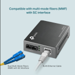 MC200CM Bộ Chuyển Đổi Sợi SC Đa Chế Độ 10/100/1000 Mbps RJ45 sang 1000 Mbps