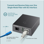 TL-FC311B-20 Bộ Chuyển Đổi 10/100/1000 Mbps RJ45 sang 1000 Mbps Chế Độ Đơn SC WDM Hai Chiều
