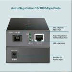 TL-FC111A-20 Bộ Chuyển Đổi 10/100 Mbps RJ45 sang 100 Mbps Chế Độ Đơn SC WDM Hai Chiều