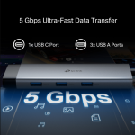 Hub USB Type-C 9 Cổng UH9120C