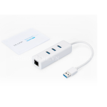 UE330 Bộ Chuyển Đổi Mạng USB 3.0 sang Gigabit Ethernet với 3 Cổng USB 3.0 Hub