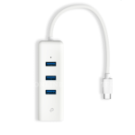 UE330C Bộ Chuyển Đổi Mạng USB 3.0 Type-C sang Gigabit Ethernet với 3 Cổng USB 3.0 Type-A Hub