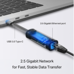 UE302C Bộ chuyển đổi mạng USB 3.0 Type-C sang Ethernet 2.5 Gigabit